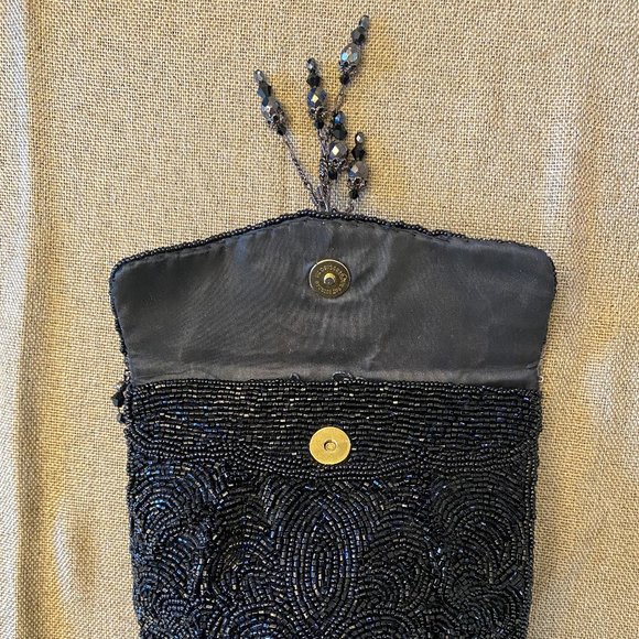 Todd Anthony New York Vintage Beaded Elegant Clutch Handbag Purse - Picture 6 of 10